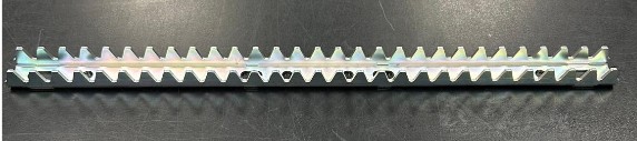 ZAHNSTANGE L=546 MM (vedi note se necessaria viteria 3 x 08221 +  3 x 13679) - codice 1120675E