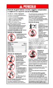 Adesivo pericolo in Italiano - codice 43091IT
