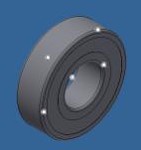 GROOVED BALL BEARING 20/47X14 - codice 25177