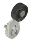 Leva con rotella d.20 mm - codice VFLE54