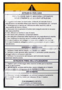 Adesivo istruzioni in cesta (ita) - codice 3078143460