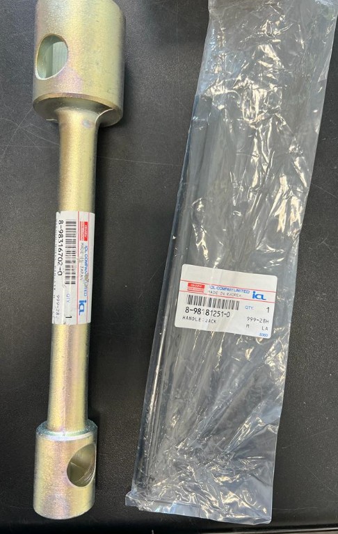 chiave smontaggio gomme isuzu M21 (composta 3 pezzi) - codice 22-CHIAVEGOMMA