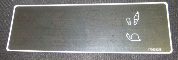 DECAL,LIGHT DISPLAY (CE) - codice 1705212