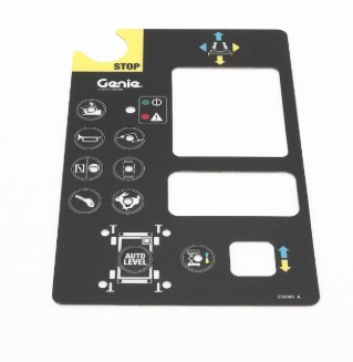 Decal plat control panel GS69 - codice 230808GT