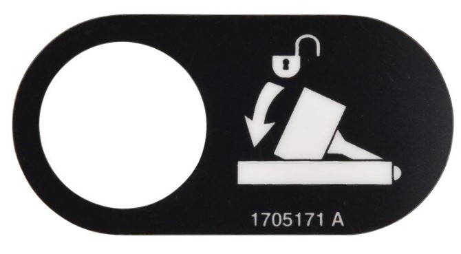Decal jib stow - codice 1705171