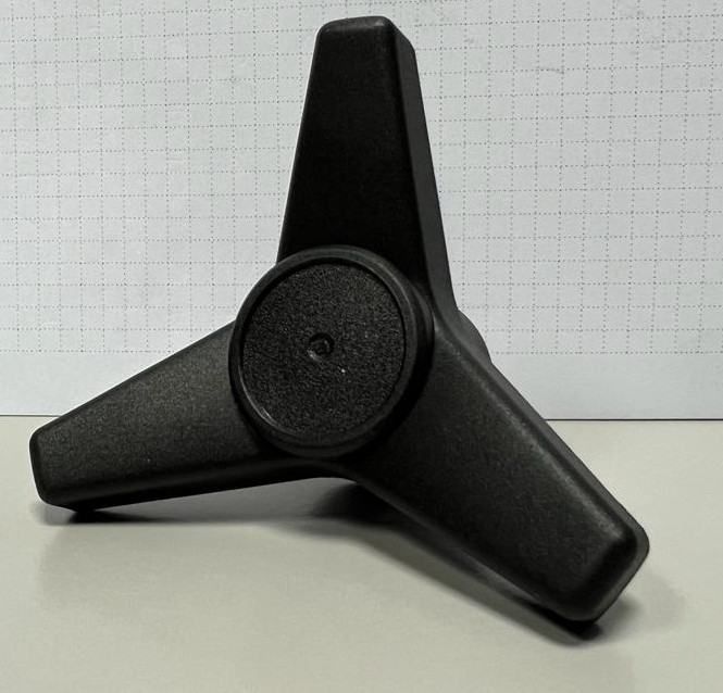 Volantino 3 bracci - M12 fissaggio navicella XTJ52 - codice 0055030425