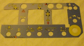 Adesivo quadro comandi Haulotte HA18 - codice 307P217930