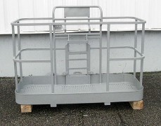 KIT - PLATFORM + BAR-SLIDING (verniciata giallo Haulotte) - codice 4000009660