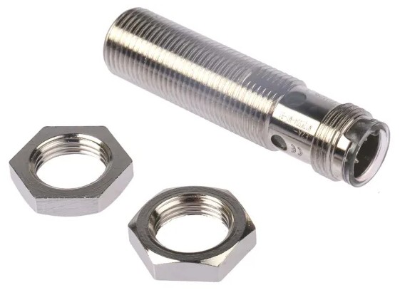 Sensore di prossimità Cilindrico Omron, PNP, M12 x 1, rilevamento 4 mm, 12 → 24 V c.c. - codice E2AM12KS04M1B1
