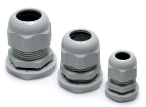 PRESSACAVO PA6.6 IP68 M25 COMPLETO DI DADO - codice 1900.M25/X