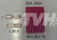 Connettore batteria SB50 red - 24 V - codice 14476269