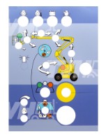 Adesivo quadro comandi a terra - codice 307P225980