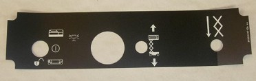 Adesivo quadro comandi a terra - codice 2420342310