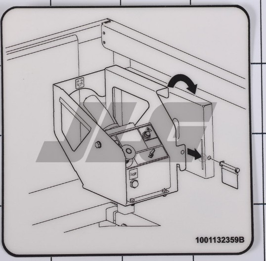 DECAL,CONTROL BOX LOCATE - codice 1001132359