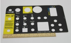 Adesivo plancia comandi in cesta Genie - codice 72081GT