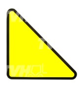 Adesivo freccia gialla - codice 37056GT
