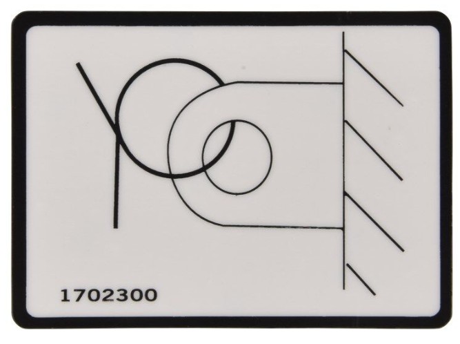 DECAL, TIE DOWN - codice 1702300