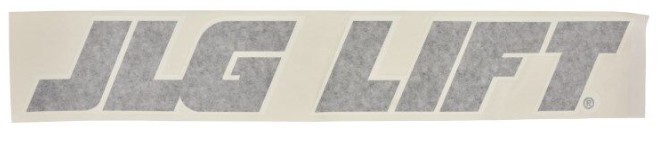 DECAL, JLG LIFT 3 1/2" - codice 1702774