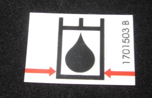 DECAL, HYD OIL LEVEL (LOW) - codice 1701503