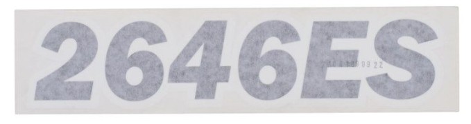 DECAL, 2646ES MODEL DESIG. - codice 1001099922