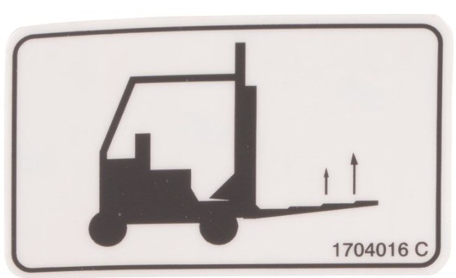 DECAL, FORKLIFT LOCATION - codice 1704016