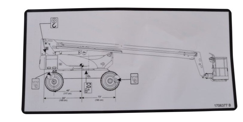 DECAL, LIFT DIAGRAM - codice 1706377