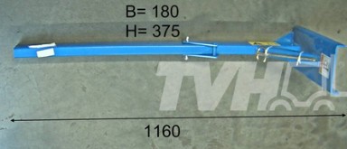 BOOM ARM ASSY W/ SYMBOL DECALS - codice 107166GT