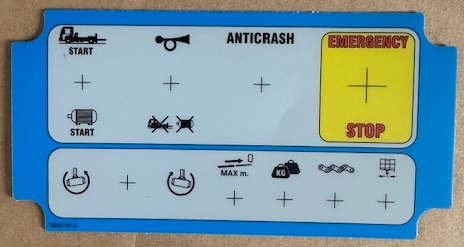 Adesiva quadro elettrico cesto blu - codice N8901613