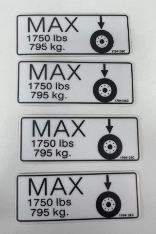 KIT DECAL,MAX TIRE(D/C/E/L/A/B/J) - codice 2901704