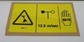 DECAL,DANGER,MAX SIDE FRC,667N - codice 82602GT