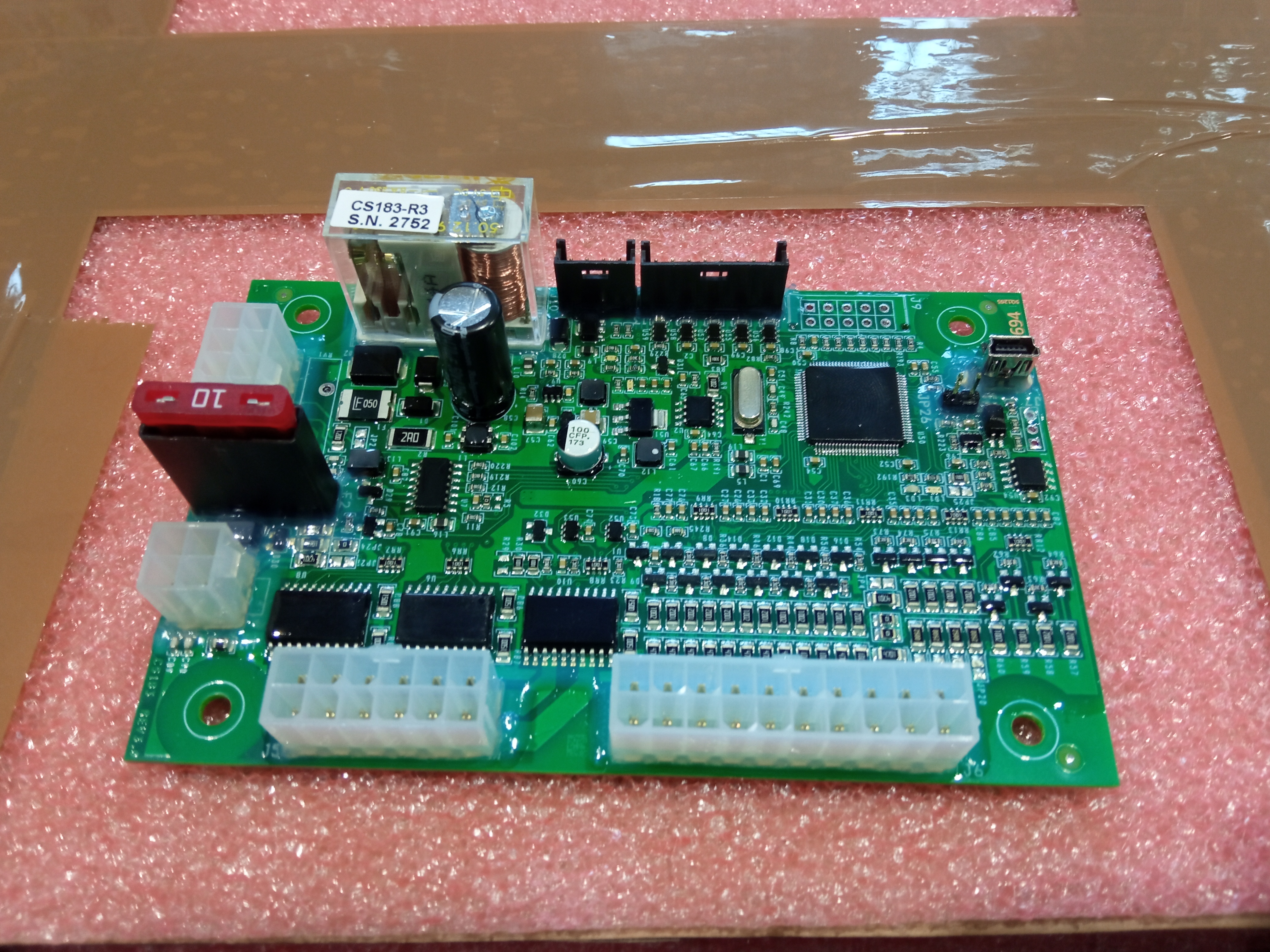 SCHEDA CS183 REV2 BASE S/SW E BOOTLOADER (programmata) - codice 54150984