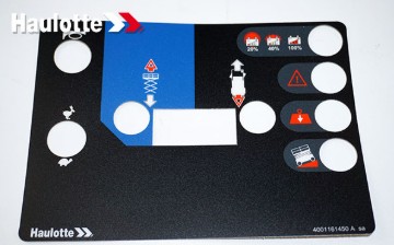 UPPER CONTROL PANEL LABEL - codice 4001161450
