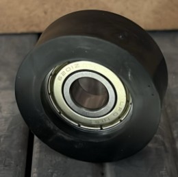 Ruota grande scorrimento carrello completa 48 x 20 mm - codice 03067