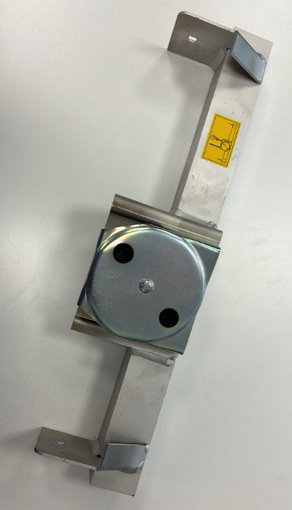 Elemento di testa semplice completo di puleggia, copri puleggia - codice 08184