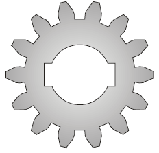 PINION N.T.9 W= 15,5 MM - codice 29181