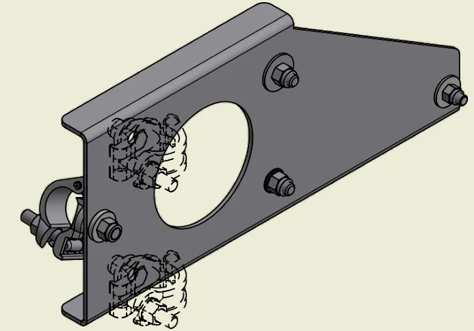 ANCORAGGIO 300Z/ZP, 180°RUOTATO - codice 50834