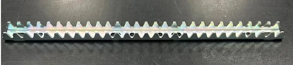 ZAHNSTANGE L=546 MM (vedi note se necessaria viteria 3 x 08221 +  3 x 13679) - codice 1120675E