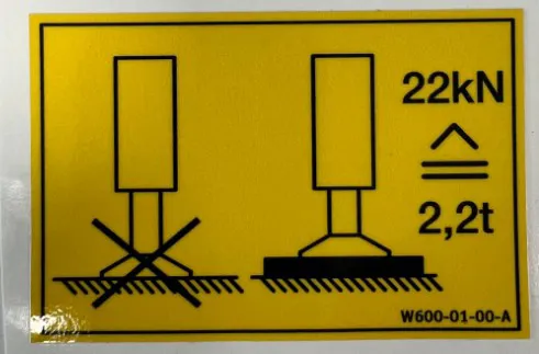 ADESIVO PRESSIONE SUOLO 22KN - codice 03-W600-01-00A