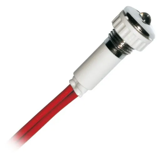 LAMPADA SPIA LED ROSSO D.10 24-28V - codice 102-50102411