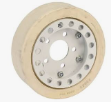 RUOTA ANTITRACCIA CON DISCO FRENANTE (12x4.00  8 FORI) - codice 100-108022