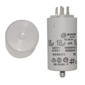 CONDENSATORE 80MF CON CODOLO FILETTATO E FASTOM - codice 24-0601053