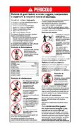 Adesivo pericolo in Italiano - codice 100-43091IT