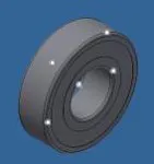 GROOVED BALL BEARING 20/47X14 - codice 25177
