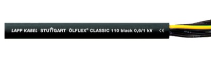 CABLE 7G1,5 - NERO PER PULSANTIERE PENSILI prezzatura al metro - codice 102-10027336