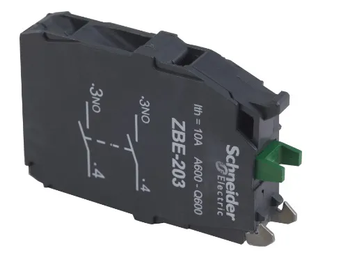 Elemento di contatto doppio 2NO - codice 102-ZBE203