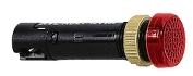 Lampada spia led prot.D.12 24VCC rosso - codice 102-XVLA334