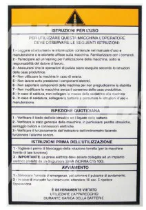 Adesivo istruzioni in cesta (ita) - codice 100-3078143460