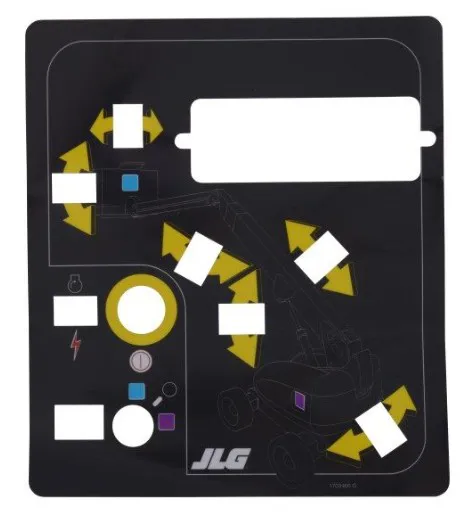 Adesivo comandi quadro a terra - codice 00-1703466