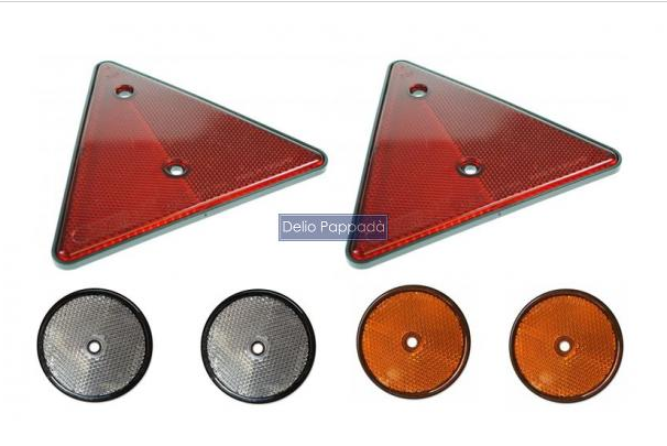 Set catadiottri per carrello Alko - codice 09-742743748