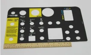 Decal  Platform control panel - codice 01-72081GT